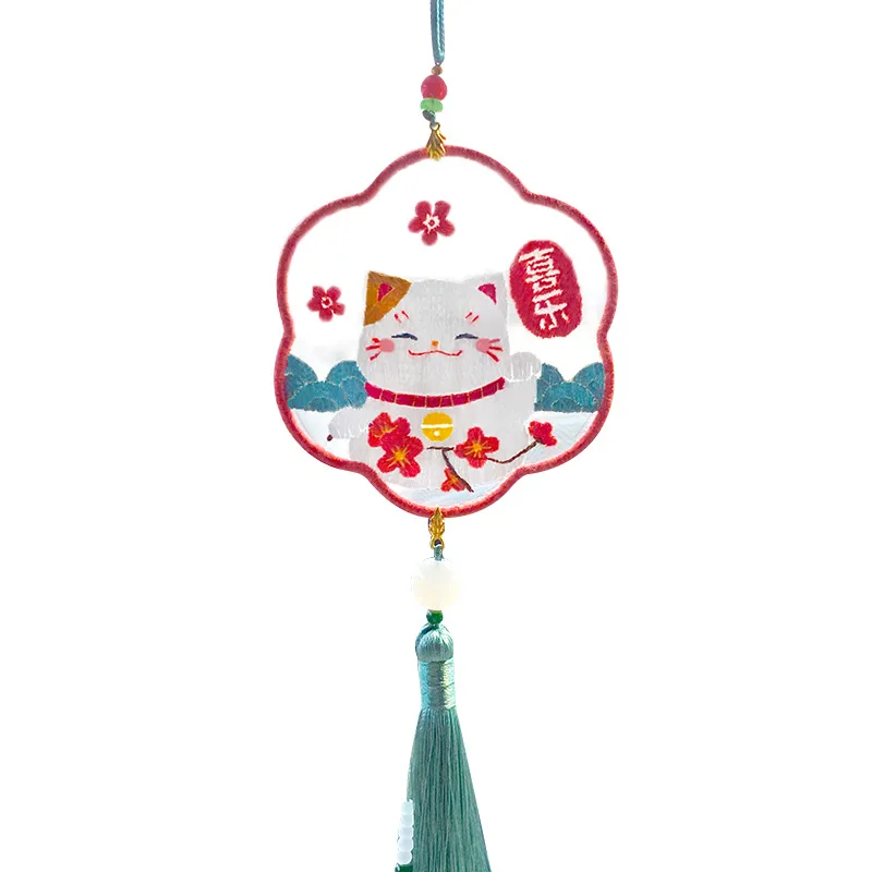 Cross Stitch Kit DIY Hand embroidery Cross-stitch rabbit Needlework mouse Knitting accessorie Material package For adults Jewelry pendant