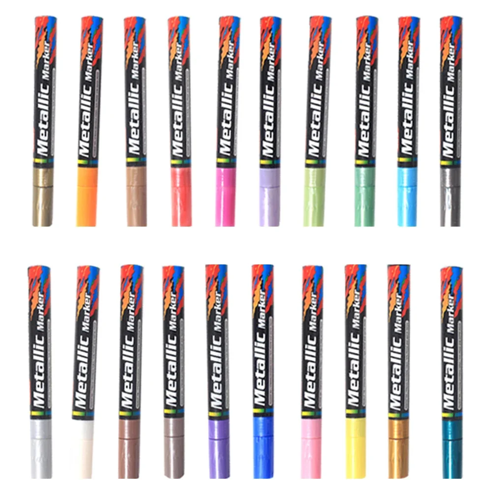 Vehicle Clear Kit Colored Paint Marker Waterproof Car Auto Touch Up Paint Pen Scratch Repair Pen Tire Tread Rubber Fill Remover permanent marker pen marker pens permanent marker paint marker pen markers pen