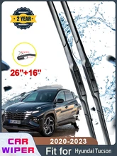 

For Hyundai Tucson Hybrid Phev SE R S X Line XG 2020~2023 Car Front Windscreen Beam Blade Wipers Blade Brushes Wiper Accessories