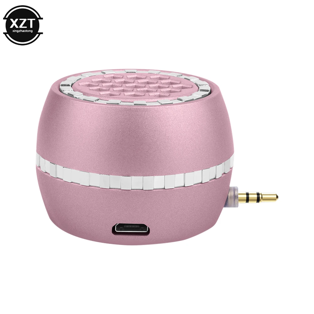 Portable Wireless Speaker Phone External Speaker Universal 3.5mm Jack Mini Sound Box For Smartphone Tablet Laptop MP3 MP4