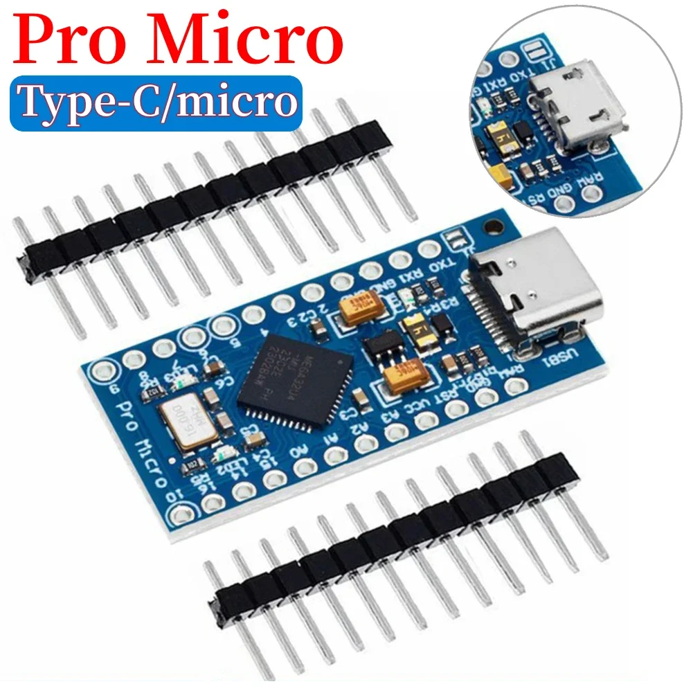 Placa-de-m-dulo-de-Micro-desarrollo-Pro-ATmega32U4-5V-16MHz-reemplazo ...