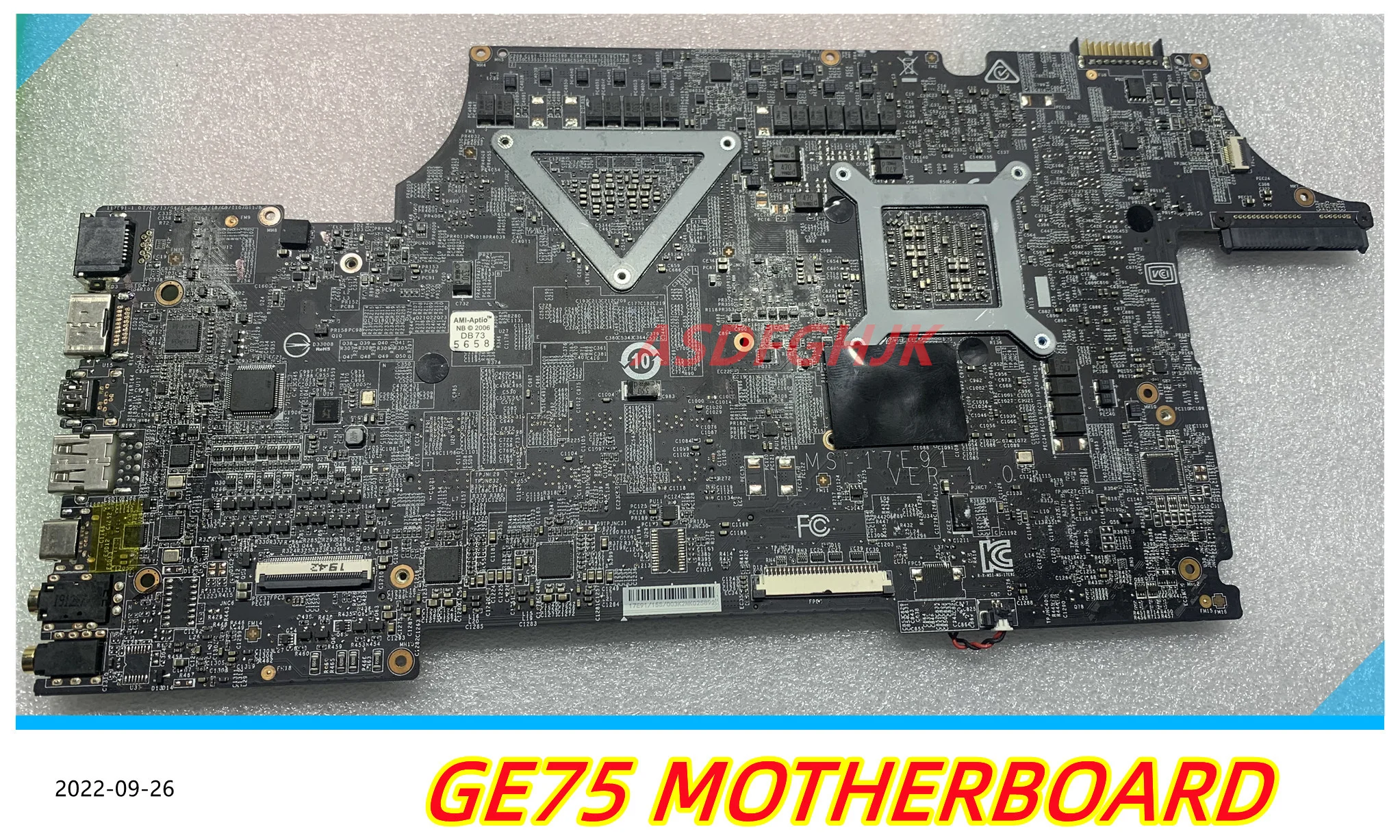 Laptop Motherboard for MSI MS-179E GE75 MS-179E1 With I7-10750H