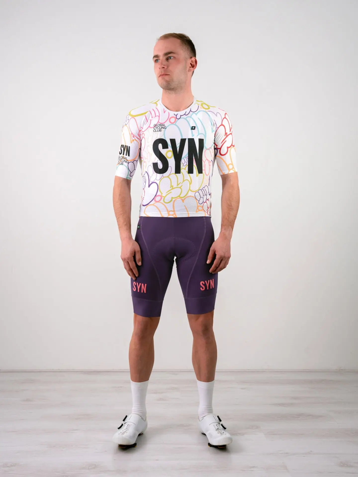 SYN summer Cycling Jersey for Men, MTB Road Bicycle Shirt, Pro Team, Short Sleeve Bike Clothes, High Quality 5
