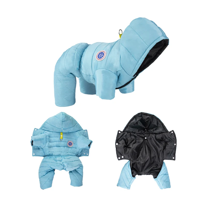 Winter Warm Dog Clothes for Small Medium Dogs Cat Waterproof Hoodies Puppy Down Jacket French Bulldog Parka Chihuahua Costume pet jacket