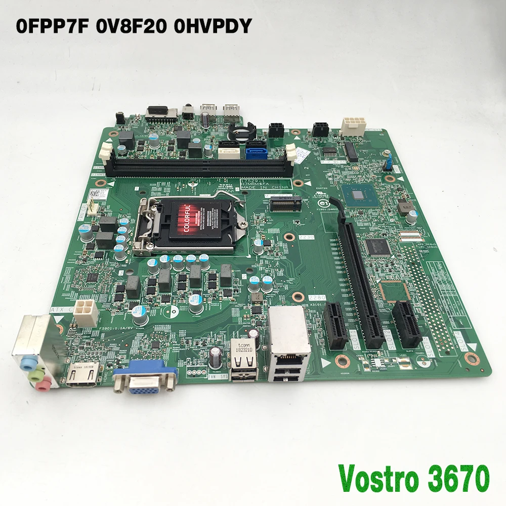 

Материнская плата для DELL Vostro 3670 0FPP7F 0V8F20 0hvpdy Eagle MT/17529-1, материнская плата для настольного ПК