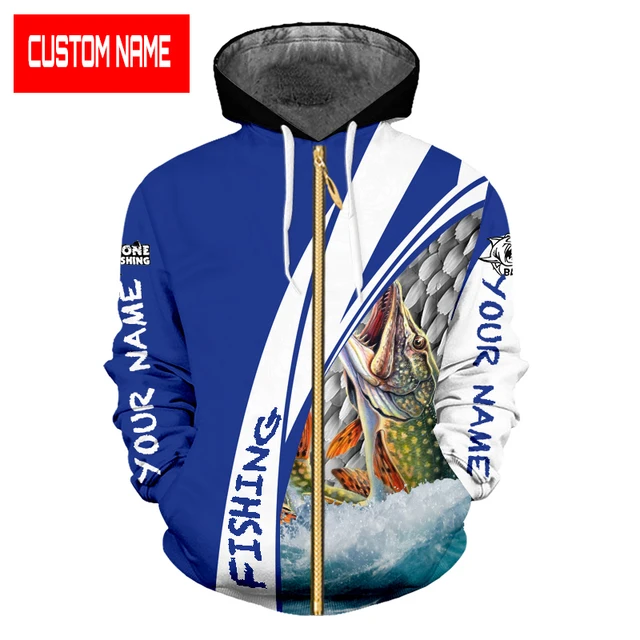 UJWI Mask Fishing Hooded Custom Name Fishing Jerseys Men Hoodies