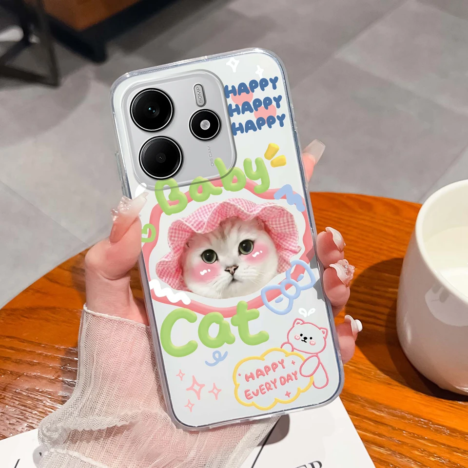 Love Heart Butterfly Transparent Shockproof Anti-Fingerprint Case