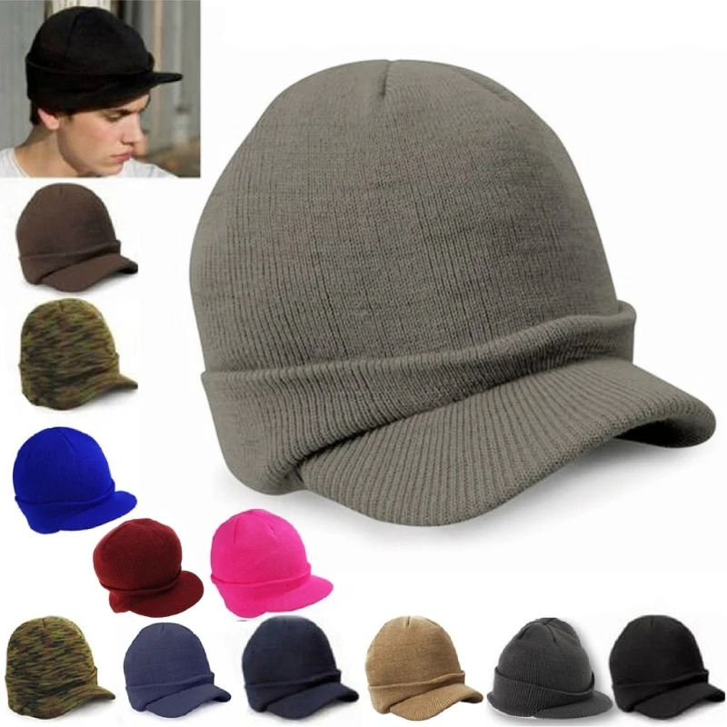

Knit Baggy Beanie Hat Thicken Knitted Warming Husband Wife Gift Supplies for Winter Thicken Warming Hat Accessories