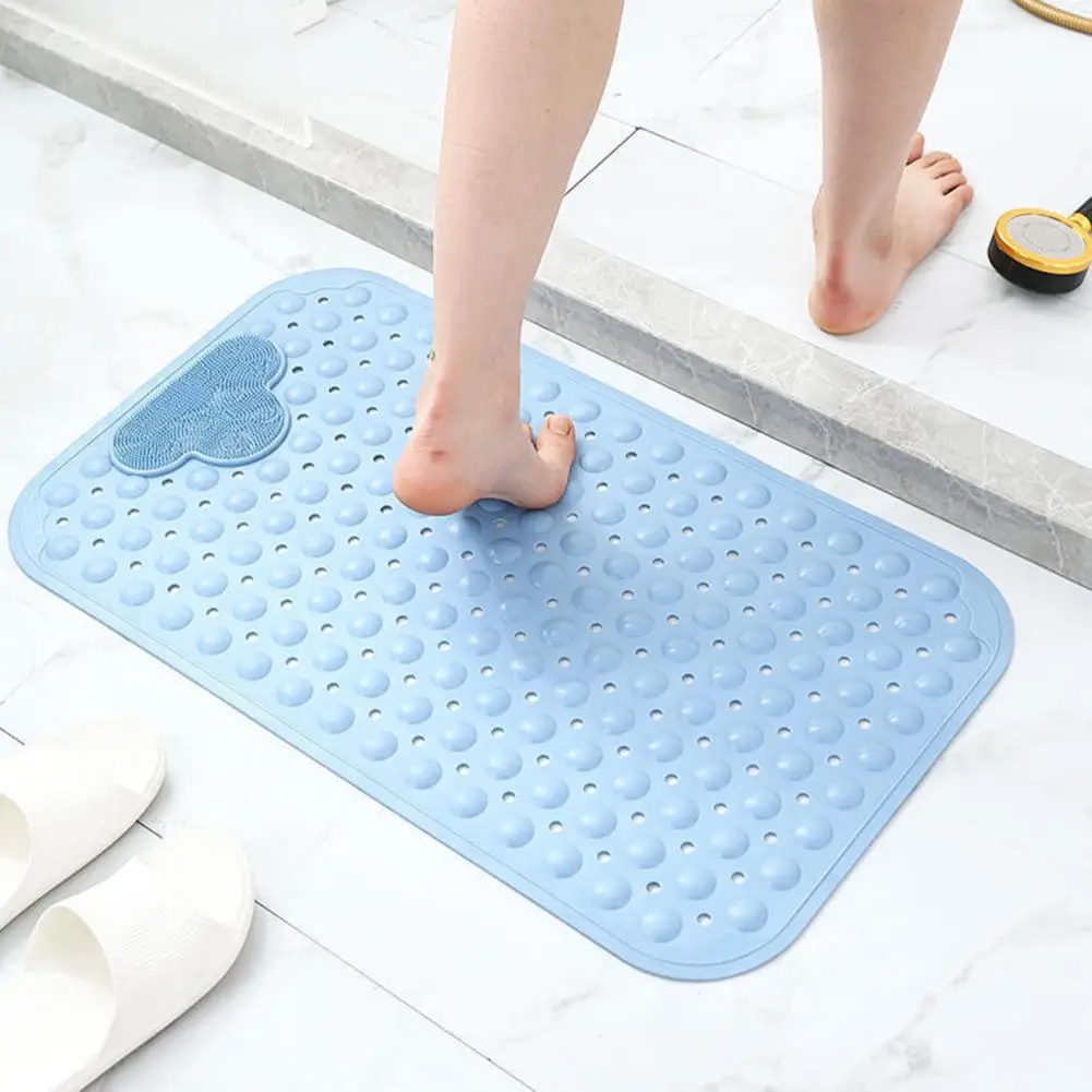 Anti-Slip Shower Tub Floor Bubble Mat Home Corner Rubber Suction Cup Grip  Modern