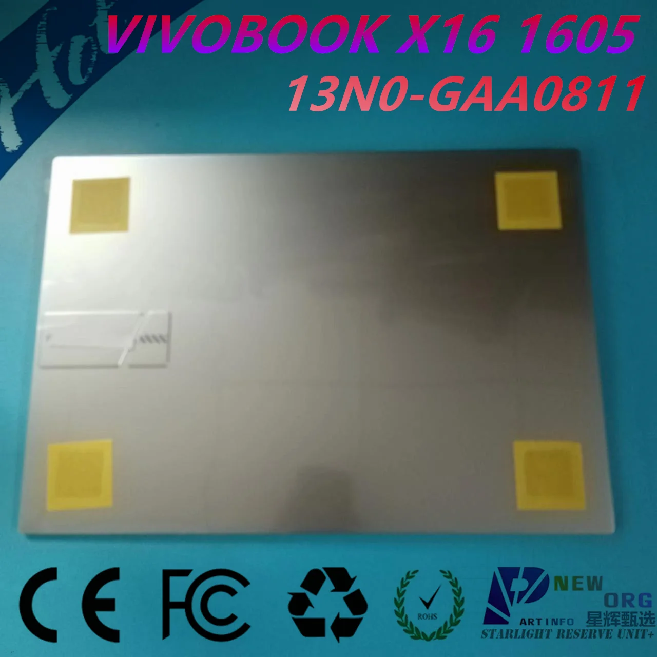 Coperchio Posteriore Lcd Per Laptop Coperchio Posteriore Per Asus Vivobook 16X X1605Va X1605Za X1605Ea Series Sliver 13N0-Gaa0811