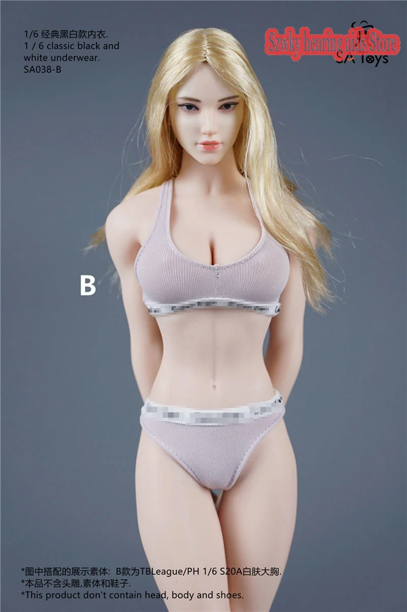 Ropa interior clásica SA038 a escala 1/6, chaleco y calzoncillos deportivos de Yoga, conjunto de ropa de soldado, modelo compatible con figuras de acción de 12 muñecas acción| - AliExpress