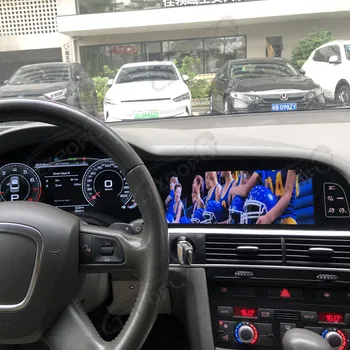 Dual 12.3 Inch Android 13 CarPlay Car Radio For Audi A6 2005-2009 Touch Screen Multiedia Player GPS Navigation Car Accessories