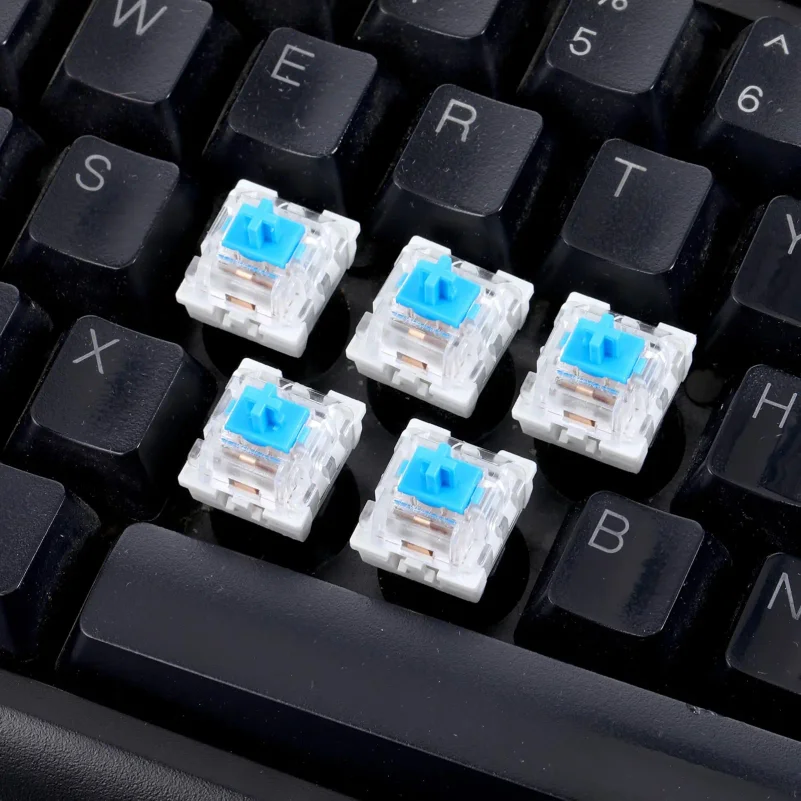 30 PCS 기계식 키보드 스위치 블루 키보드 클리커 교체 키보드 기계식 게임 키보드용 키