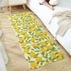 1Pcs Retro Lemon Fruit Digital Printing Floor Mat Kitchen Living Room Bathroom Non-slip Door Mats Home Decor Carpet Rug 1