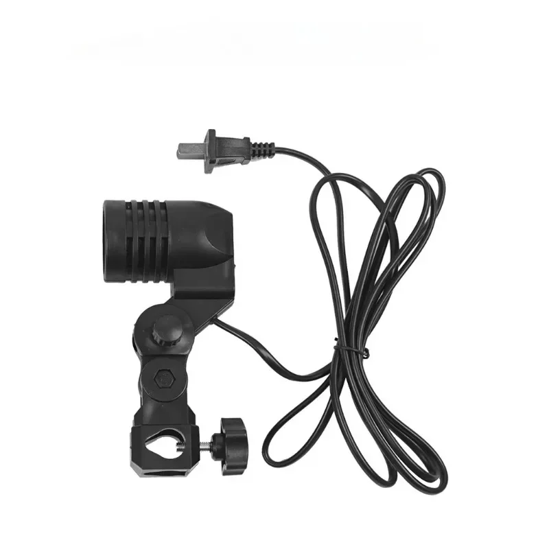 E27 Single Head Bulb Holder E27 Socket Flash Umbrella Bracket Photo Lighting Bulb Holder For Photography Studio Accessories