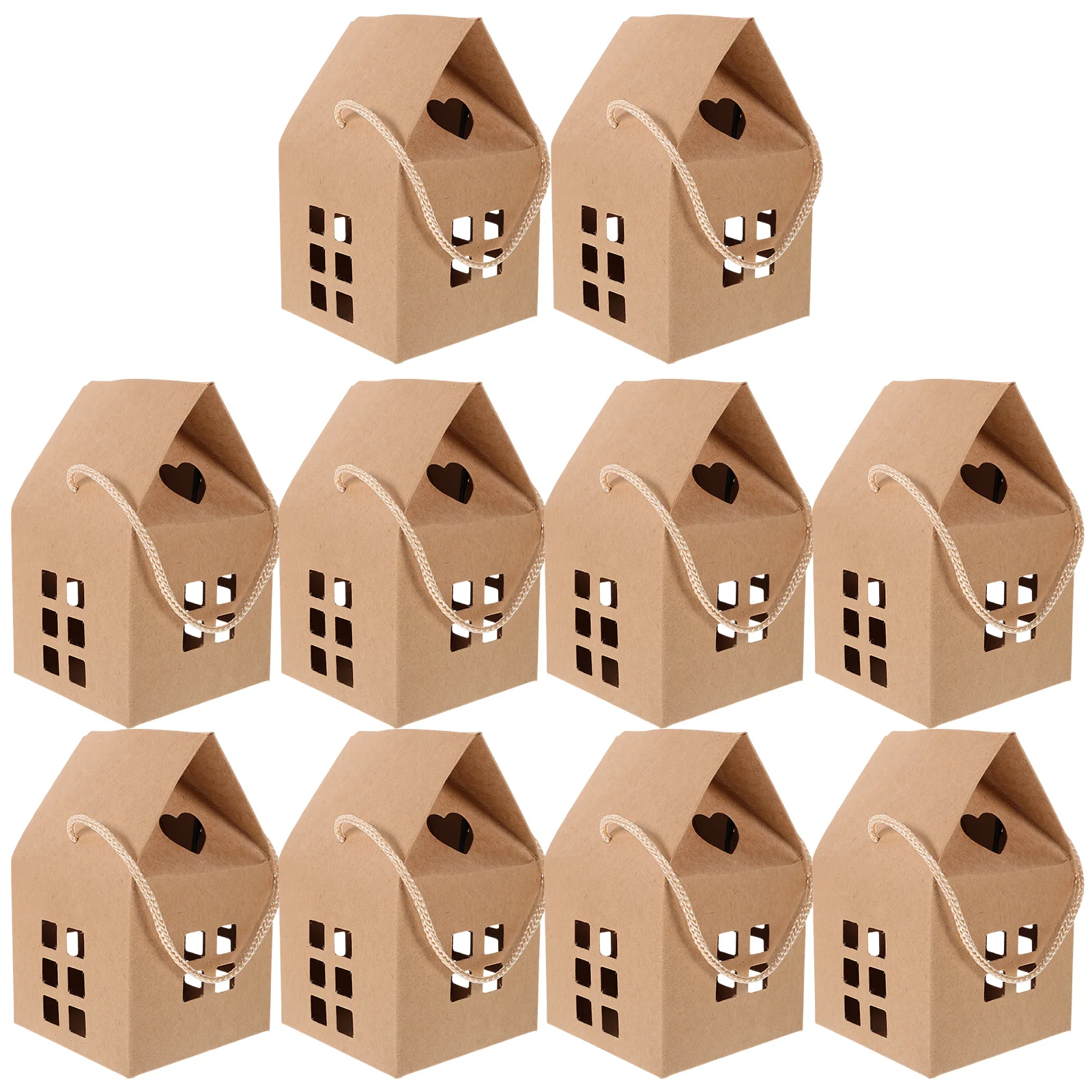 

Party Gift Box Paper Candy Boxes Wedding Favor Candy Box House Shaped Gift Boxes Birthday Event Party Decoration Supplies