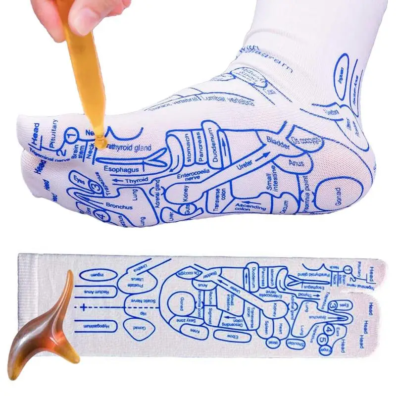Foot Massage Socks Massage Relieve Tired Feet Reflexology Acupressure Foot Point Tool Physiotherapy