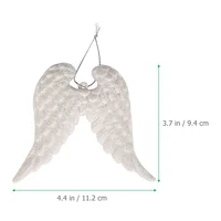 6 Pcs Christmas Ornaments Angel Wing Tree for Foam Baby Shower Thank You Gifts Decor Child Decorations Clearance 2