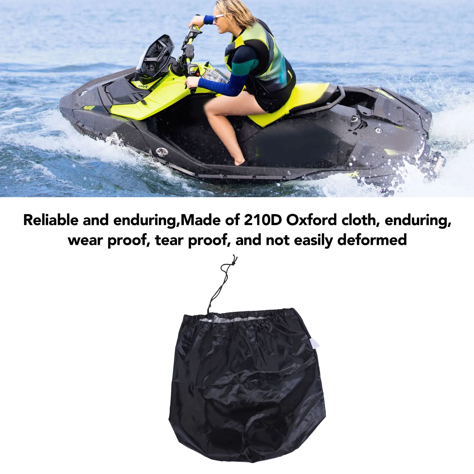 Watercraft Cover Waterproofing 210D Oxford Trailerable Boat Protective Cover Replacement For FX HO FX Cruiser HO FX SVHO FX Crui