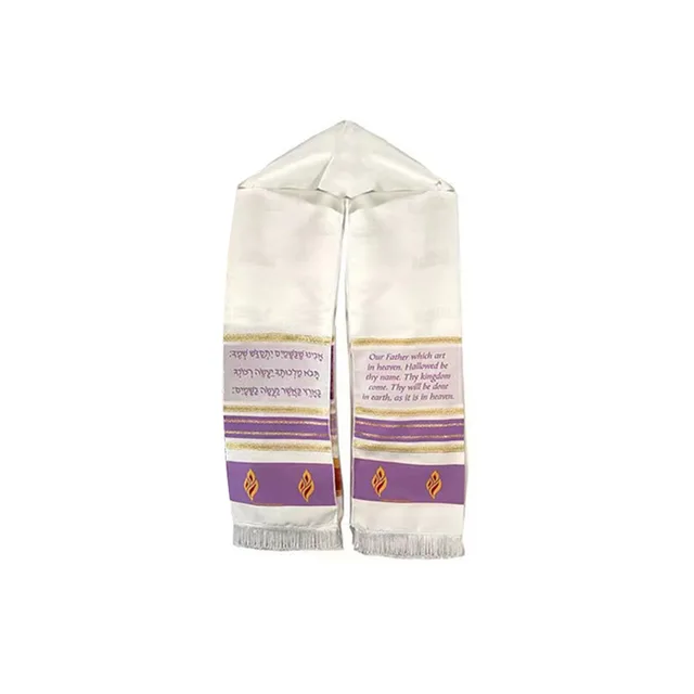 Egyházi Edények Arab Fejkapocs Tallit Ima Kendő Zsidó Messiási Tehetség Bojt Sálak - Image 4