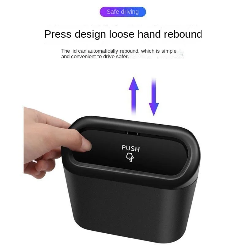 Car trashcan door hanging multi-functional storage bucket Car trashcan is suitable for BMW Toyota Nissan Honda storage bucket st