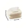 1pc simple cream style cute multifunctional spring desktop tissue paper box 2