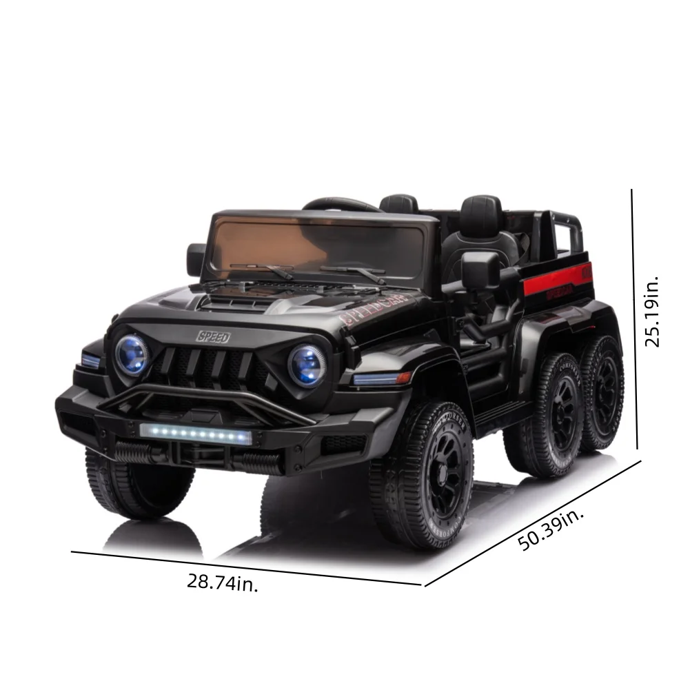 24V Kids Ride On Car 2 Seater Ride On Dump Truck With Remote Control 66.14 Lbs Maxmum Load Electric Utility Vehicles Battery Pow