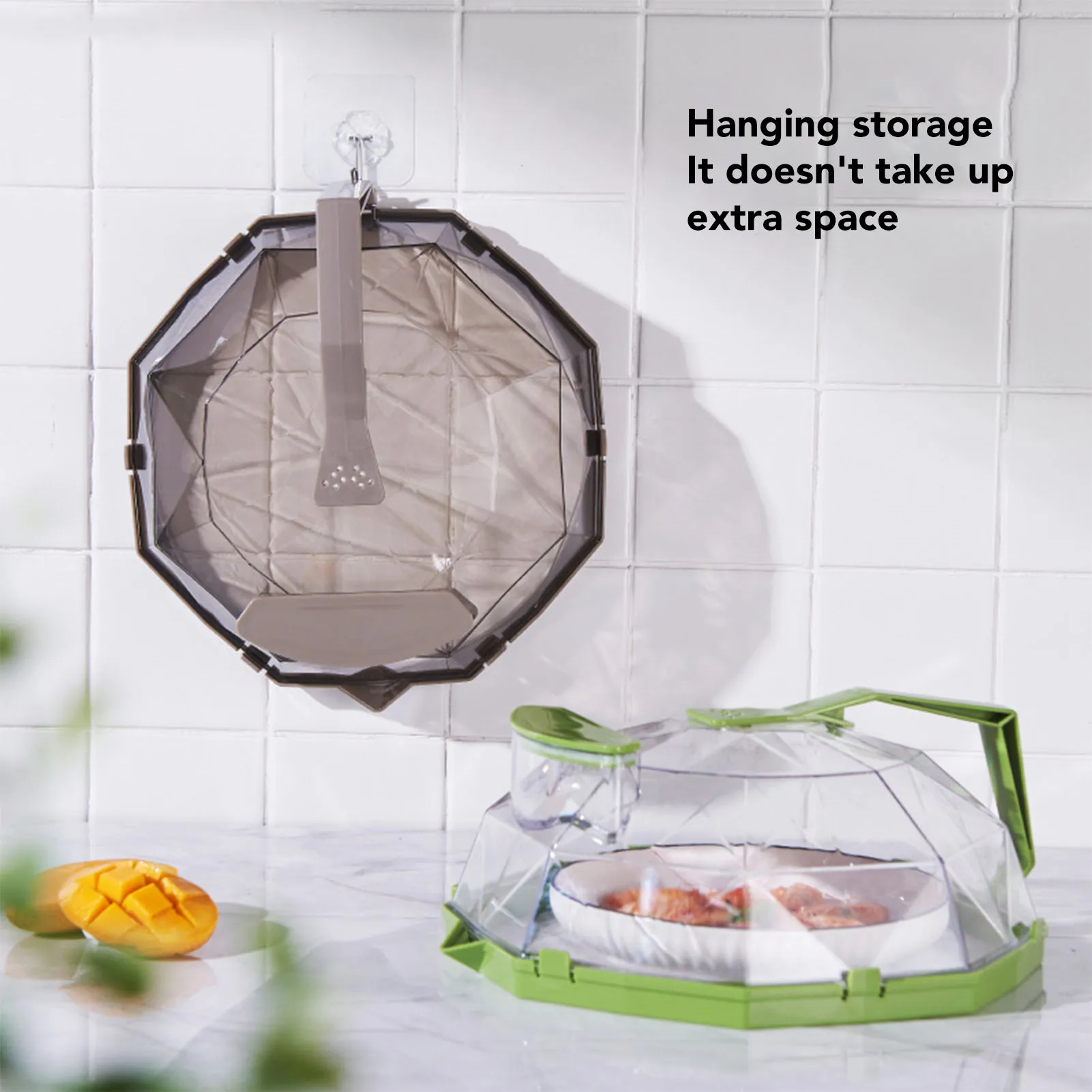 Microwave Splatter Cover Food Splatter Guard PC High Temperature Resistance for Restaurant 4