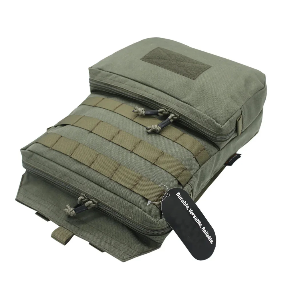 VULPO Tactical Vest Accessory Molle Water Bag Assault Combat Backpack EDC Airsoft Hunting Bag Vest Equipment 4