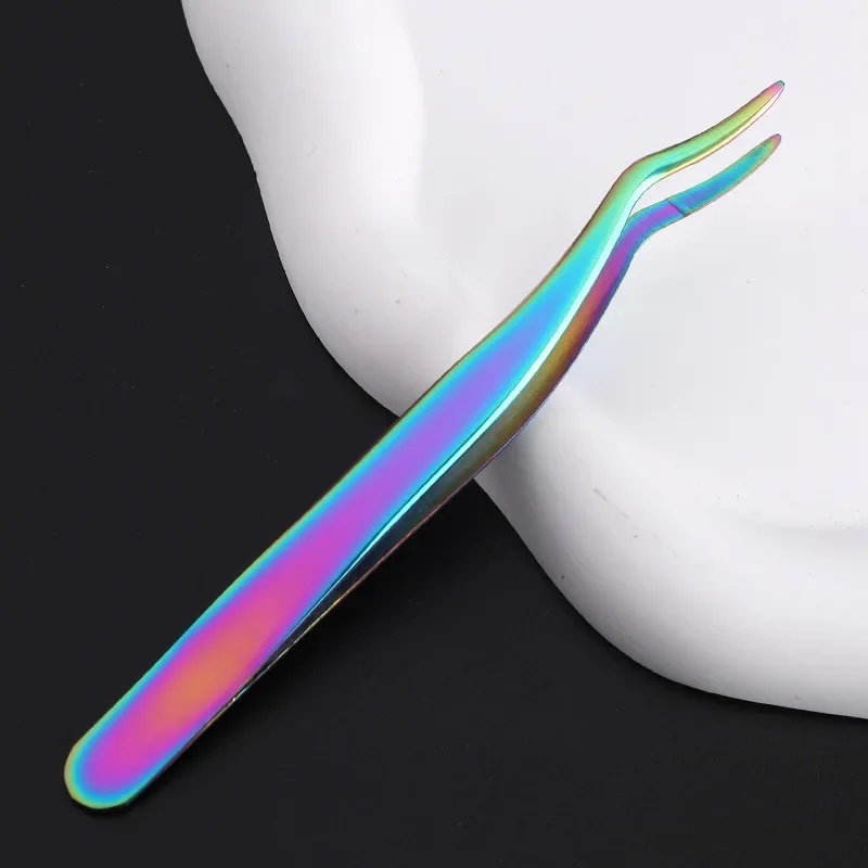 False Eyelash Aids Eyelash Curler Beauty Tools Stainless Steel False Eyelash  Tweezers  eyelash tweezers   makeup tools