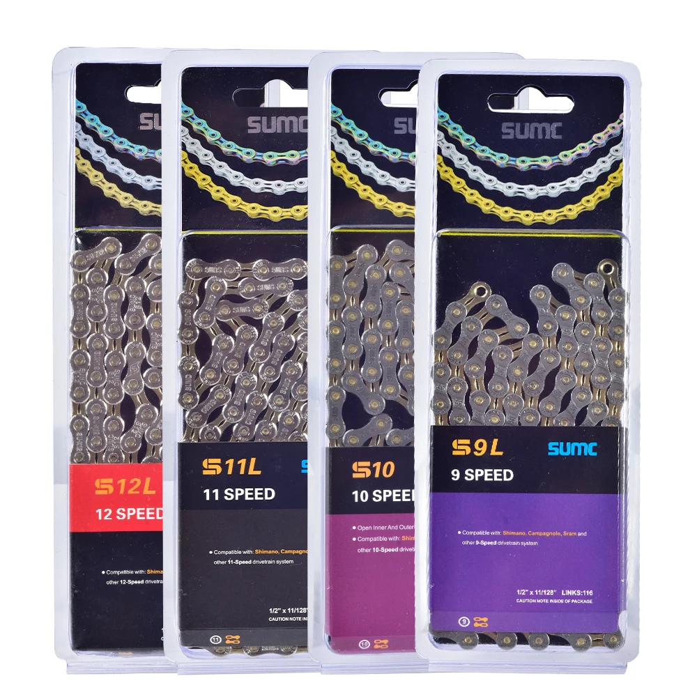 9/10/11/12 Speed Bicycle Chain MTB Mountain Road Bike Chain for SHIMANO Campagnolo SRAM 116L bicycle chains bicycle chain