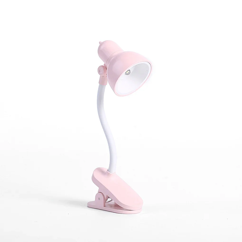 Rotatable Mini Reading Lamp with Clamp - Eye Protection Desk Light for Books