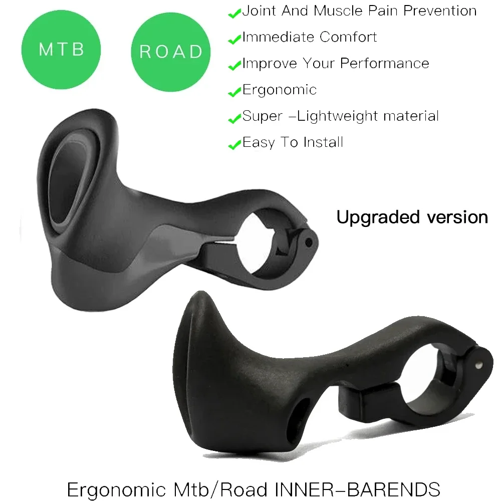 Bicycle Handlebar Ends Ergonomic Design MTB Inner Bar Ends