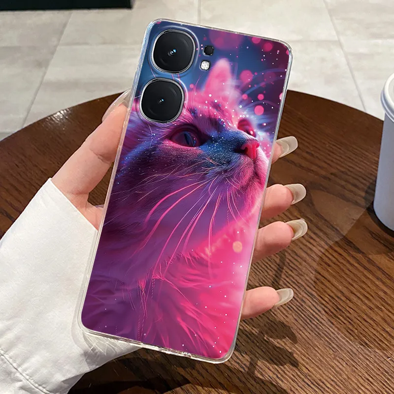 Clear Silicone Soft TPU Back Cover for Vivo IQOO Neo9 Series