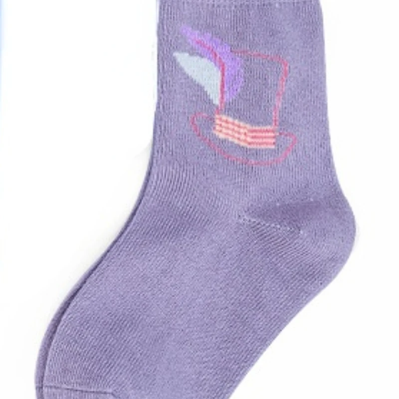 

Children's socks spring autumn cotton socks four seasons children's socks kid socks baby socks Unisex Socks Print Middle Tube