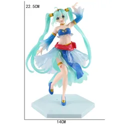 Hatsune Miku Glow Dancer Vocaloid Movable 22CM PVC Doll - Anime Collectible Toy and Desktop Decoration (1pc)