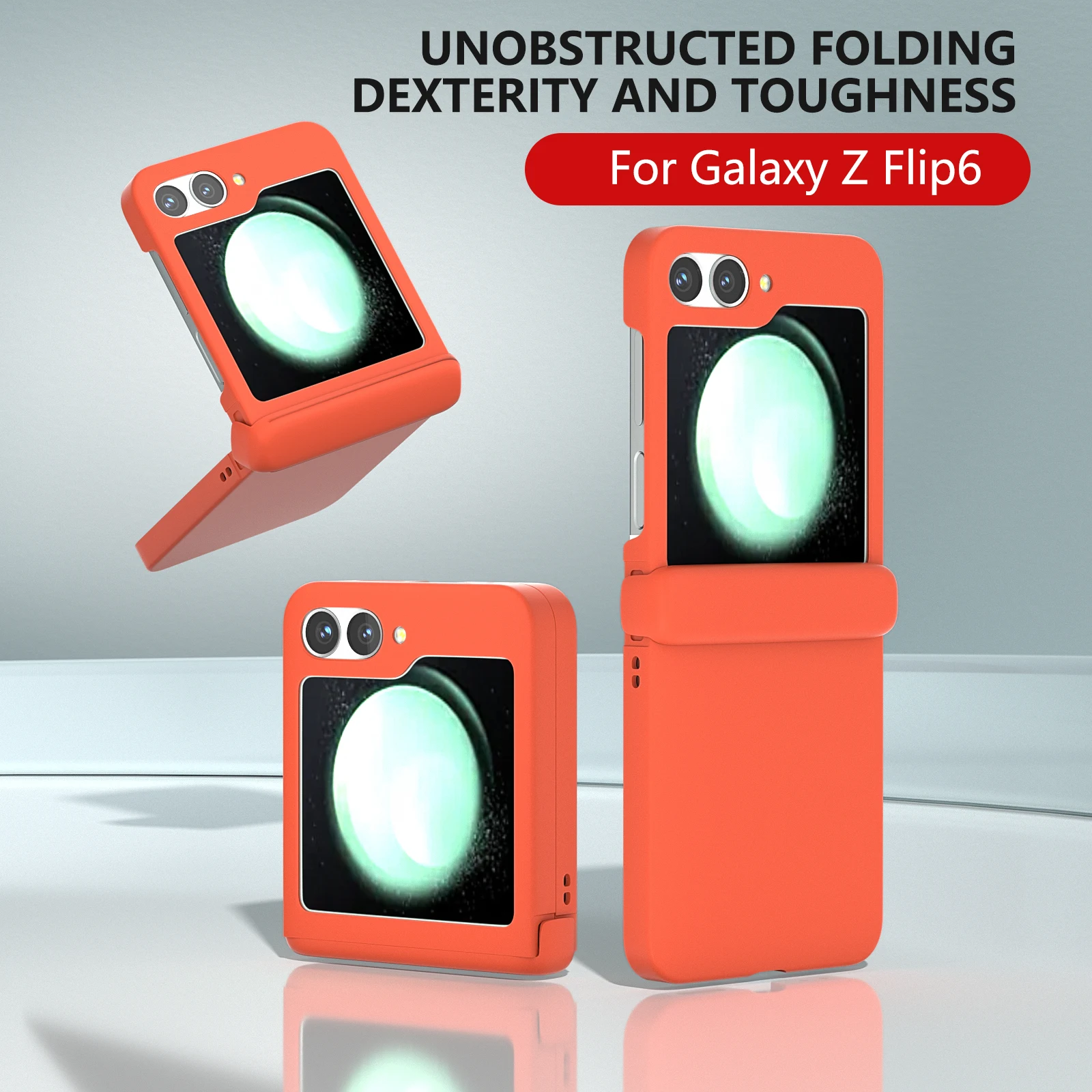 Luxury Foldable Shockproof Fashion Hard Case with Skin-Feel Finish