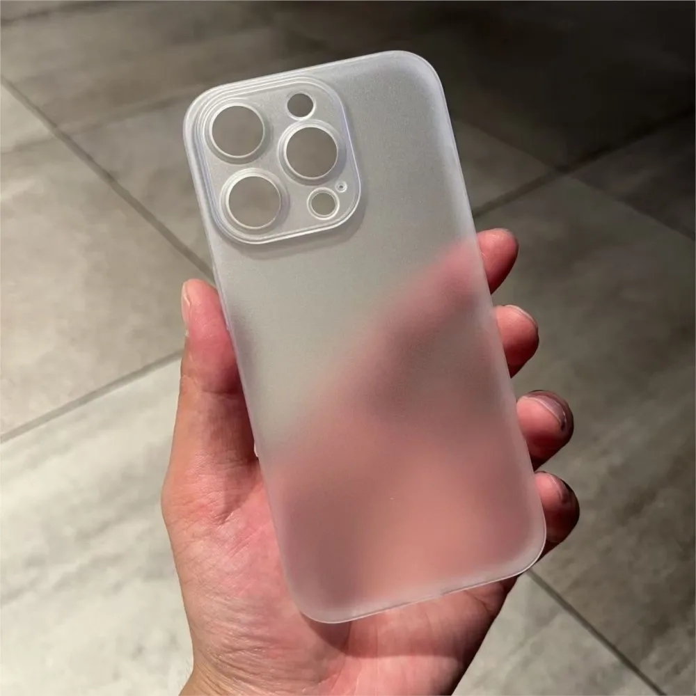 Ultra-Thin Clear Matte Phone Case