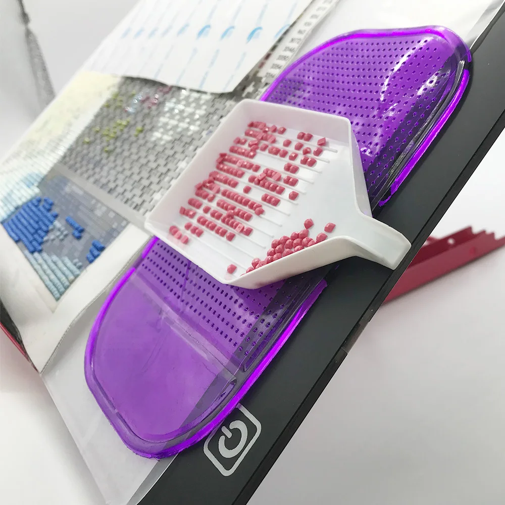 Diamond Painting Tool Anti Slip Sticky Mat Diamonds Tray Holder Idea