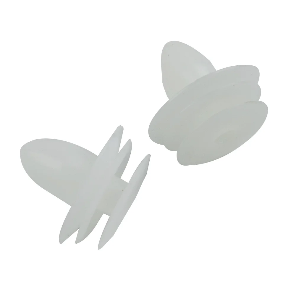 

50pcs New Fasteners Clips White Plastic Car Door Trim Panel Nylon Car For Hyundai Elantra Sonata Tucson Santa Fe