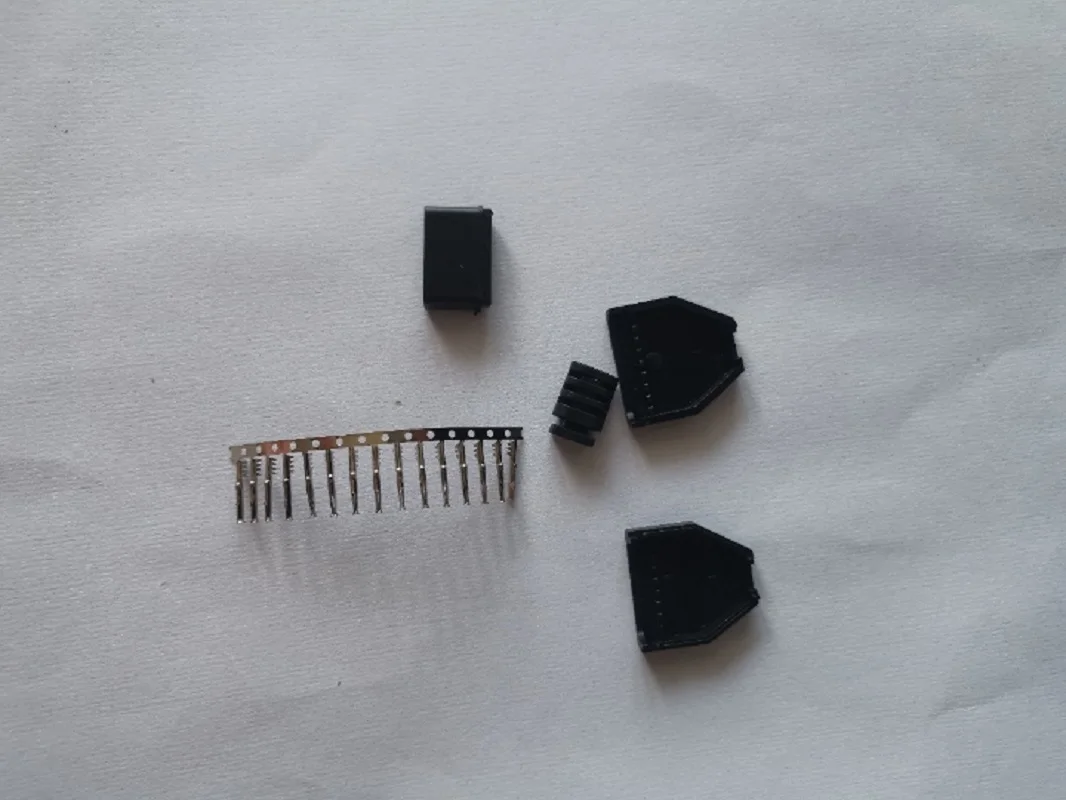 Conector Masculino e Feminino da Porta do Controlador Snk fc Neogeo cd Plug Repair Parts 50 Sets 15 Pin Sets - Image 4