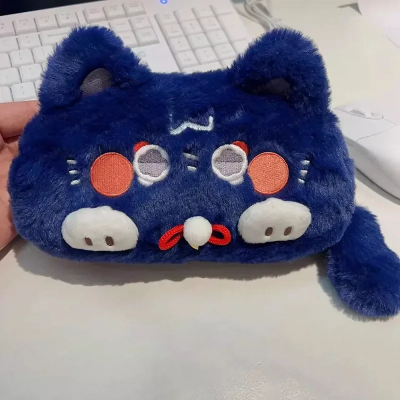

Anime Genshin Impact Cos Balladeer Wanderer Simple Cute Cartoon 20x10x5cm Squeak Receive Pencil Case Gift