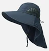 Mens UV Sun Protection Cap Safari Hike Cap with Neck Flap Fishing Hat 1
