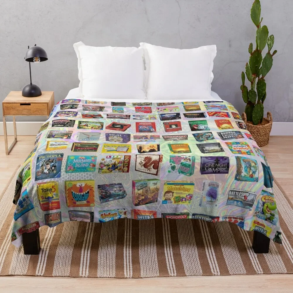

Board Games Throw Blanket christmas decoration anime Plaid on the sofa Bed Fashionable Blankets