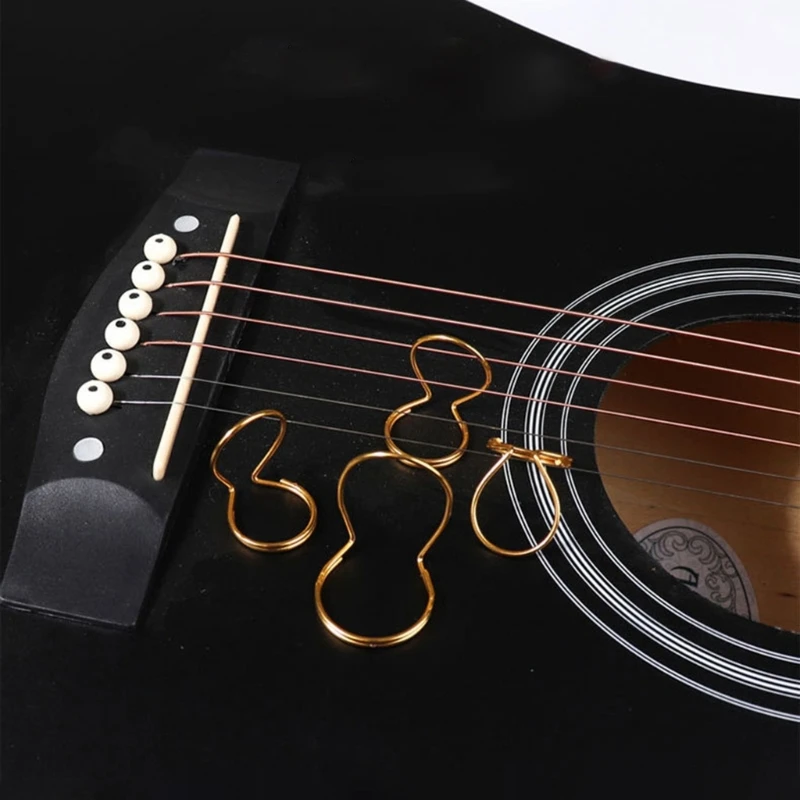 4Pcs Guitar Picks Adjustable Thumb Picks Finger Plectrums Butterfly Guitar Finger Plectrum