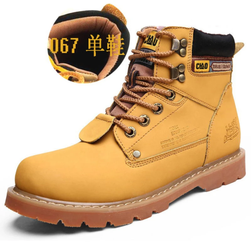 

Winter Men Boots Men's Winter Boots Ankle Boots Men Shoes Male Booties waterproof non-slip thickened high tube large size