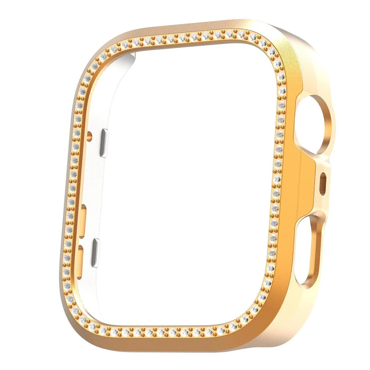 Diamond-Embellished All-Around Protective Watch Bumper Cover