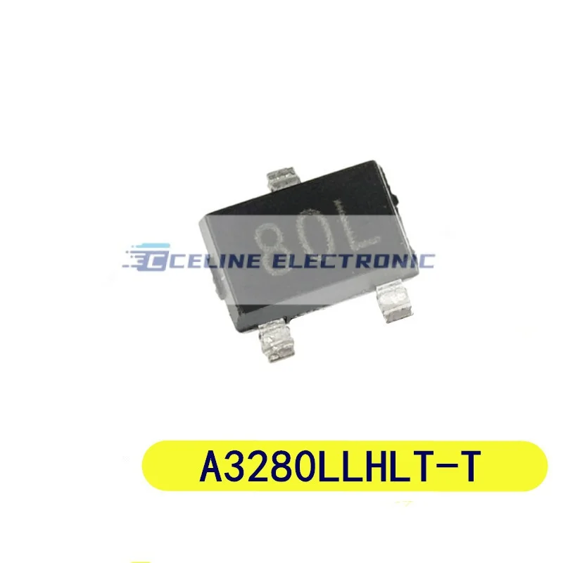 

30PCS A3280LLHLT-T SOT-23 A3280 SOT23 3280 Code 80L Hall sensor New and original
