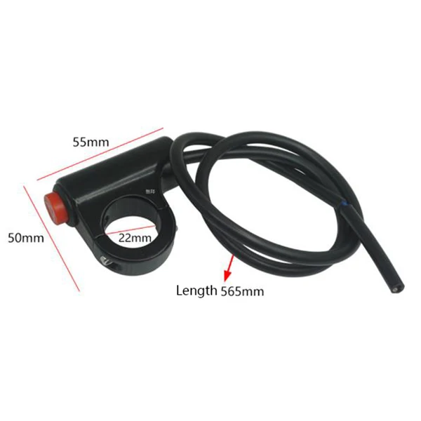 Bouton de commutation de feux de détresse pour moto,lampe d