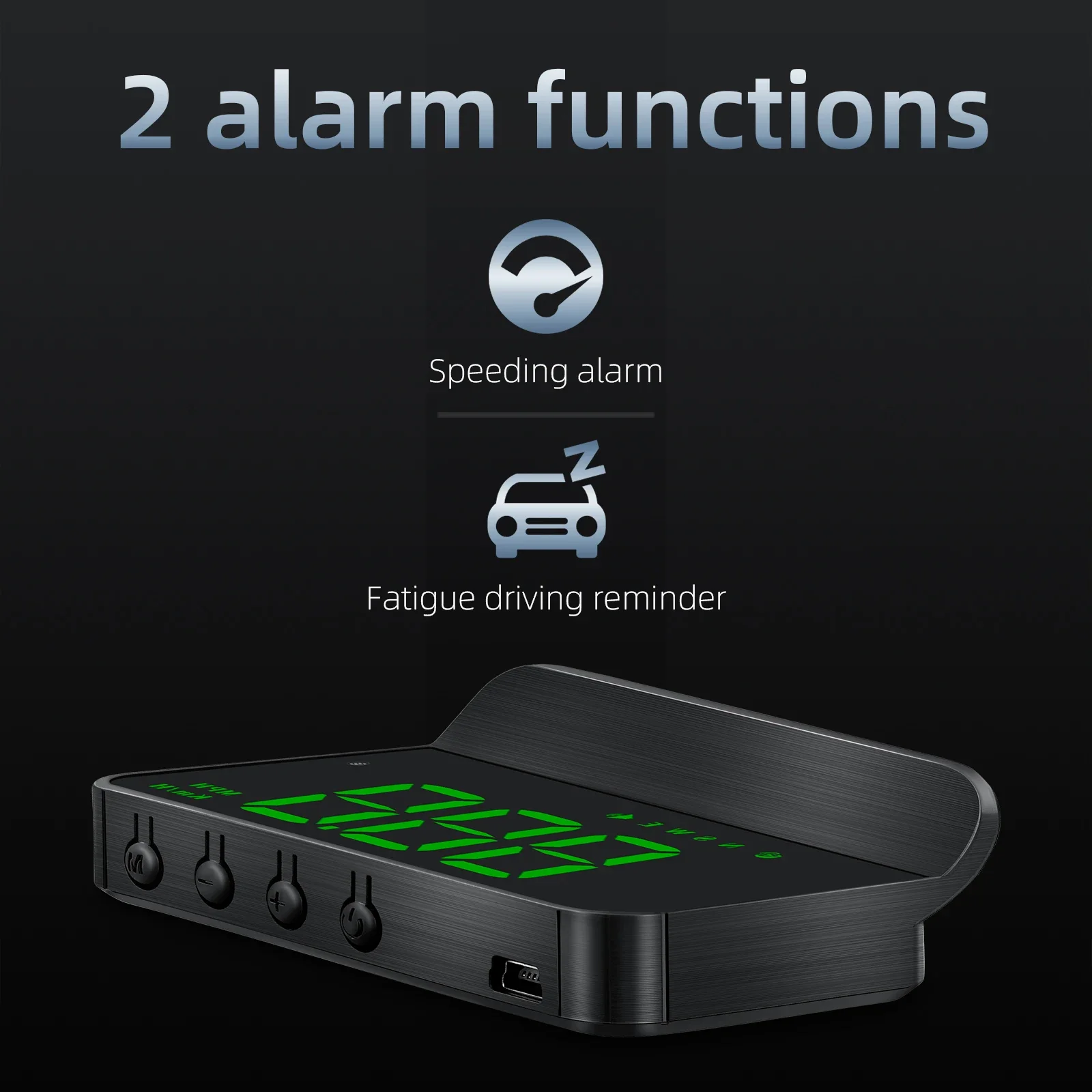 HUD GPS Car Head-Up Display Windshield Projector Digital Speedometer & Monitor